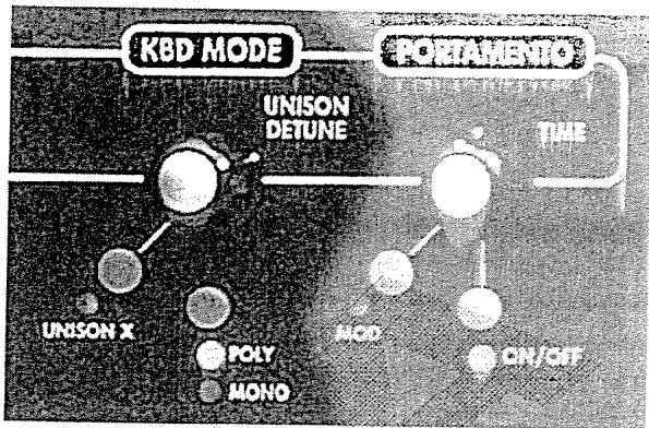 ALESIS ANDROMEDA A6 - Commandes KBD MODE - 1