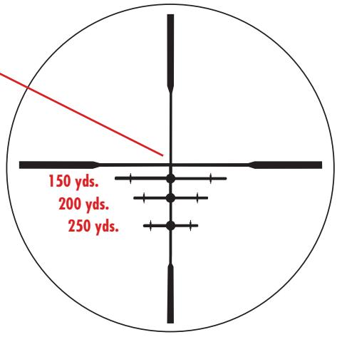 BUSHNELL DOA - THE DOA 250 RETICLE - For Muzzleloaders - 3