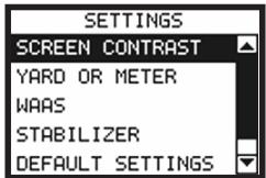 BUSHNELL NEO 368050 - Settings (réglages) - 1