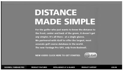 BUSHNELL NEO 368050C - Site Web du GPS de golf de Bushnell - 1