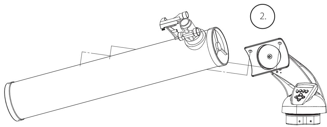 BUSHNELL NORTH STAR GOTO 78-8831 - Schema delle diverse parti del telescopoio - 3