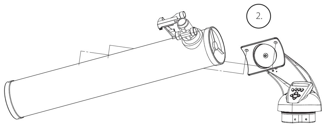 BUSHNELL NORTH STAR GOTO 78-8850 - Schema delle diverse parti del telescopoio - 3