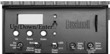 BUSHNELL TRAIL SCOUT 119935 - Descrizione della configurazione e degli interruptori - 2
