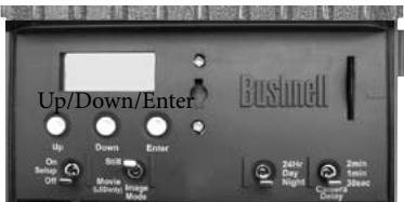 BUSHNELL TRAIL SCOUT 119935 - Descrizione della configurazione e degli interruptori - 1