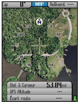 BUSHNELL 363500 - Réglages et utilisation des boîtes d'informations (Pages CARTES et NAV) - 3