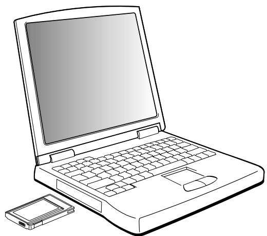 BELKIN F5D5020T - Installation de la carte réseau pour ordinateur bloc-notes dans un PC avec emplacements PCMCIA - 1
