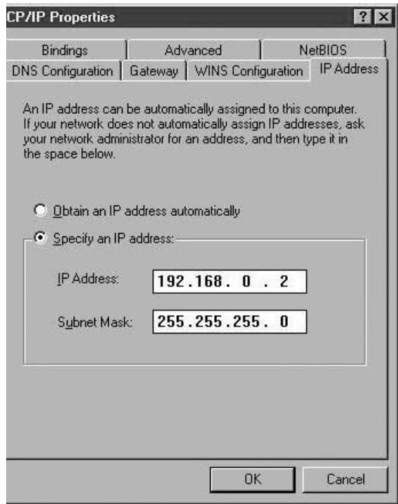 BELKIN F5D5020T - Adressage statique - 2