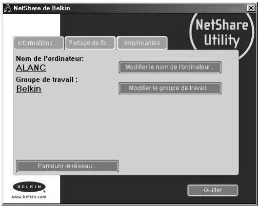 BELKIN F5D6000-C - Partage de fichiers et de périphériques - 1