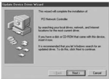 BELKIN F5D6000-C - Installation des pilotes PCI - Windows 95 - 1