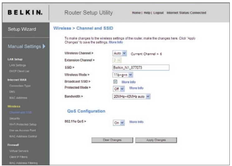 BELKIN F5D8232-4 - Gebruik makes van de schakelaar voor draadloze modi - 1