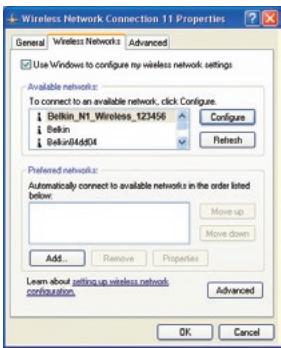 BELKIN F5D8232-4 - Ich habe in einem Heimnetzwerk KEINE Client-Karte von Belkin und Schwierigkeiten beim Einstellen von Wireless Protected Access (WPA). - 1