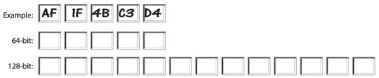 BELKIN F5D8232-4 - Utilizzo di una chiave esadecimale - 1