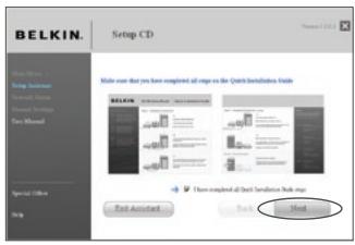 BELKIN F5D8232-4 - Hinweis für Benutzer von Windows: - 1