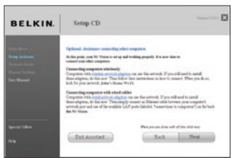 BELKIN F5D8232-4 - Note for Windows Users: If the - 11
