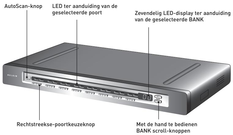 BELKIN SWITCH KVM CAT5 SMB #F1DP108AEA - De switch in beeld gebracht - 1