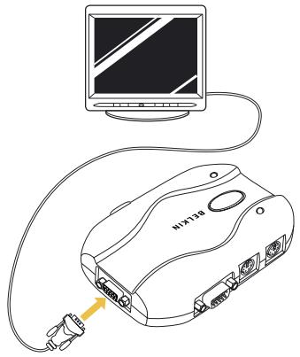 BELKIN SWITCH KVM À 2 PORTS #F1DJ102PEA - INSTALLATION - 1