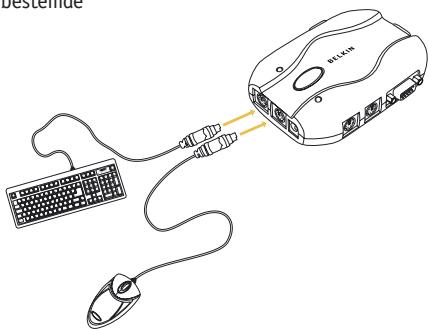 BELKIN SWITCH KVM À 2 PORTS #F1DJ102PEA - Het aansluiten van de console - 1