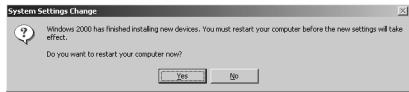 BELKIN 3 PORTS FIREWIRE PCI #F5U503 - Windows 2000 Treiberinstallation (Forts.) - 2