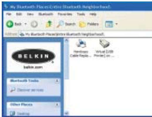 BELKIN ADAPTATEUR BLUETOOTH™ POUR IMPRIMANTE USB #F8T031EA - INSTALLACION DEL HARDWARE - 1