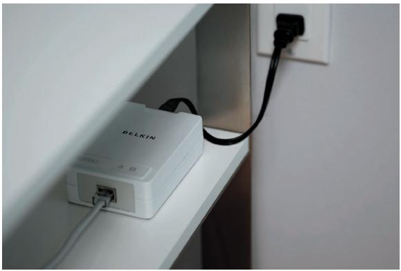 BELKIN ADAPTATEUR RÉSEAU CPL TURBO (85 MBPS) #F5D4071EA - Spcifications du produit - 1