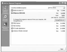 BELKIN ADAPTATEUR SMARTBEAM USB-INFRAROUGE #F5U230FG - Uninstallation - 1