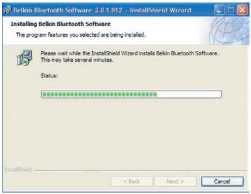 BELKIN ADAPTATEUR USB BLUETOOTH #F8T008FR - Software Setup for Windows 98 SE, Me, 2000, and XP - 5