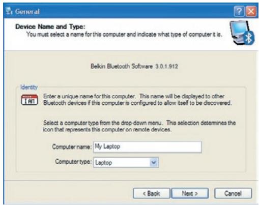 BELKIN ADAPTATEUR USB BLUETOOTH #F8T009FR - Initial Configuration Wizard - 1