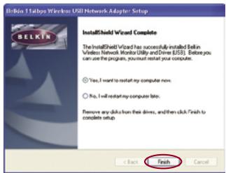 BELKIN ADAPTATEUR USB SANS FIL 802.11B #F5D6051FR - Étape 1: Installation du logiciel et des pilotes - 4