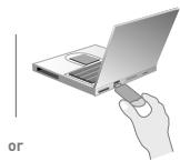 BELKIN ADAPTATEUR USB SANS FIL 802.11B #F5D6051FR - Étape 2: Insérez l'adaptateur dans l'ordinateur. - 2
