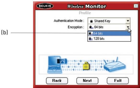 BELKIN ADAPTATEUR USB SANS FIL G #F5D7050ED - Création d'un nouveau profil - 4