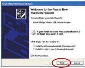 BELKIN ADAPTATEUR USB SANS FIL G #F5D7050ED - Étape 3 : Laissez Windows terminer l'installation de la carte - 1
