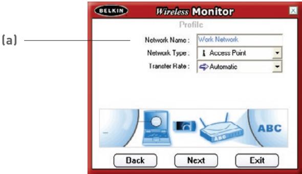 BELKIN ADAPTATEUR USB SANS FIL MODE HAUT DÉBIT #F5D7051FR - Création d'un nouveau profil - 2