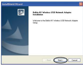 BELKIN ADAPTATEUR USB SANS FIL N1 #F5D8051FR - Stap 1 Installeren - 2