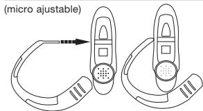 BELKIN BLUETOOTH HEADSET - Paraajustar el gancho auricular en la oreja izquierda - 1