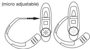BELKIN BLUETOOTH HEADSET - To adjust the ear hook for left-ear use - 1