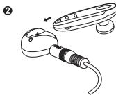 BELKIN BLUETOOTH HEADSET #F8T064 - To charge the headset: - 2