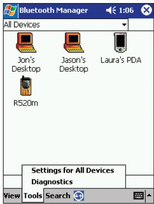 BELKIN CARTE ADAPTATEUR PDA BLUETOOTH™ #F8T020FR - Paramètres de groupes - 1