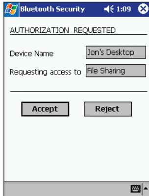 BELKIN CARTE ADAPTATEUR PDA BLUETOOTH™ #F8T020FR - « Shared Directory » (Répertoire partagé) - 1