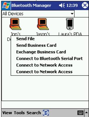 BELKIN CARTE ADAPTATEUR PDA BLUETOOTH™ #F8T020FR - RECHERCHE DE PÉRIPHÉRIQUES (SUITE) - 1