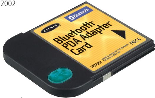 BELKIN CARTE ADAPTATEUR PDA BLUETOOTH™ #F8T020FR - La carte adaptateur est compatible avec la norme Bluetooth version 1.1 et présente les caractéristiques suivantes : - 1