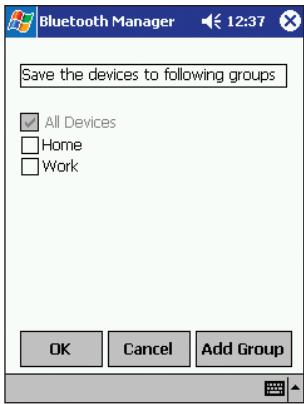 BELKIN CARTE ADAPTATEUR PDA BLUETOOTH™ #F8T020FR - Enregistrement des périphériques - 1