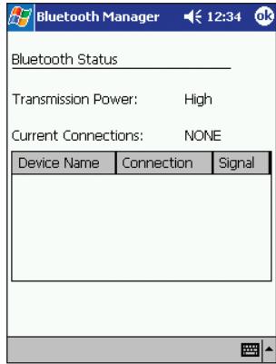 BELKIN CARTE ADAPTATEUR PDA BLUETOOTH™ #F8T020FR - Depuis la partie inférieure de l'écran « Today » (Aujourd'hui) vous pouvez : - 1