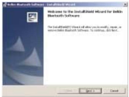 BELKIN CARTE PC BLUETOOTH F8T002FR #F8T002FR - DÉSINSTALLATION DU LOGICIEL - 1