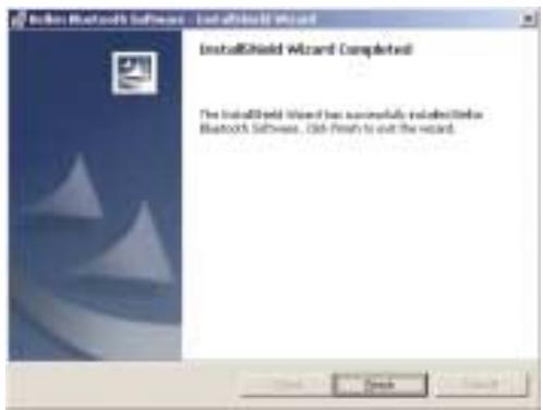 BELKIN CARTE PC BLUETOOTH F8T002FR #F8T002FR - SOFTWARE SETUP [CONT'D] - 1