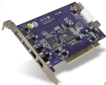 BELKIN CARTE PCI FIREWIRE/USB 2.0 À HAUT DÉBIT #F5U508VEA1 - USB 2.0 and Firewire 6-Port PCI Card - 2