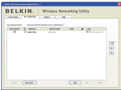 BELKIN CARTE RESEAU SANS FIL G+ MIMO - Modification des paramètres de sécurité sans fil - 1