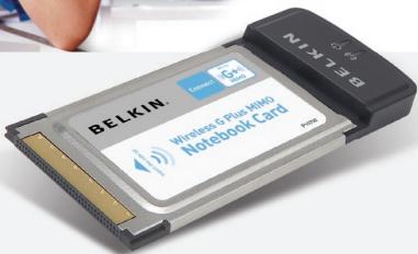 BELKIN CARTE RESEAU SANS FIL G+ MIMO - Reliez votre ordinateur portable à un réseau sans fil - 2