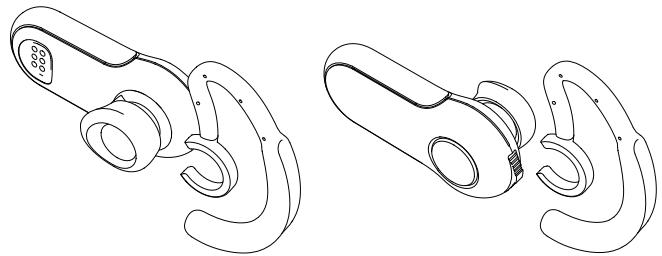 BELKIN CASQUE SANS FIL BLUETOOTH™ #F8T061EA - Het oorstukje aanpassen - 1