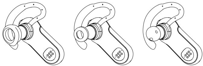 BELKIN CASQUE SANS FIL BLUETOOTH™ #F8T061EA - Cambiare i tappi auricolari - 1