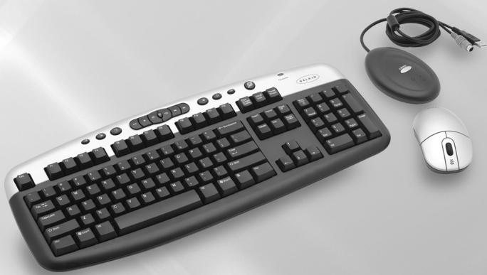 BELKIN CLAVIER ET SOURIS OPTIQUE SANS FIL #F8E832FRBNDL - Ensemble Clavier et Souris Optique Sans Fil - 1